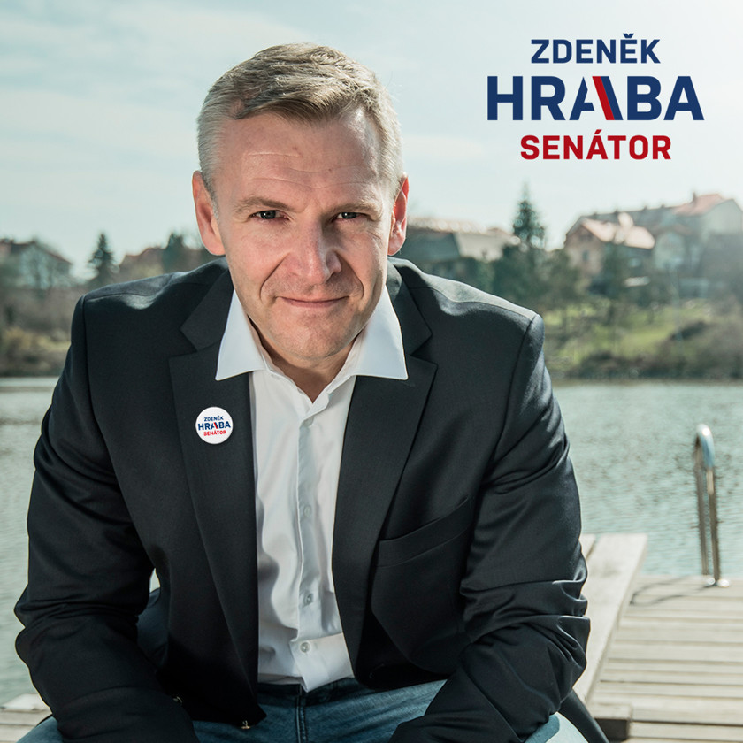 Vizuální identita pro senátora Hrabu